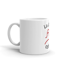 Load image into Gallery viewer, White glossy mug Laubela Coffee